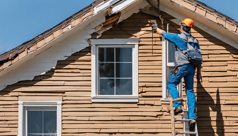 evaluating roof for damage