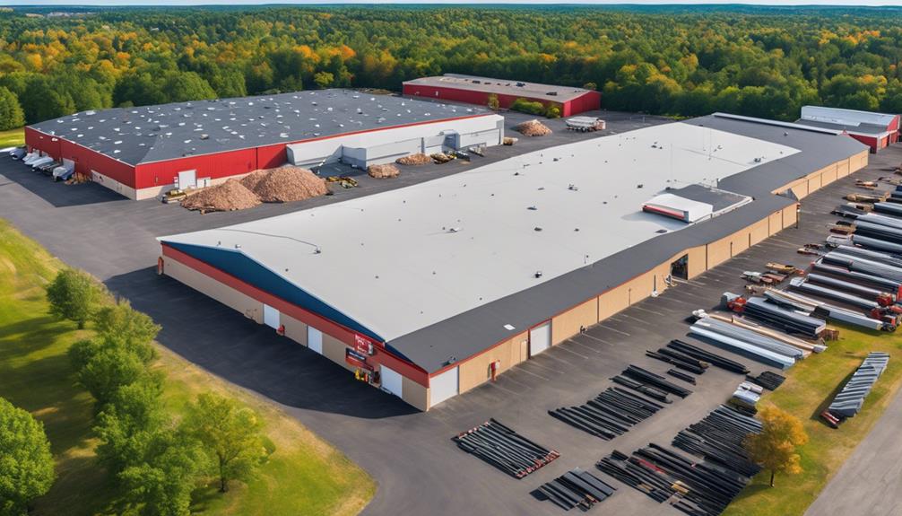 roofing materials distribution centers